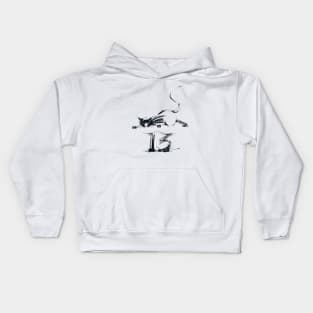 Black Cat Ink Kids Hoodie